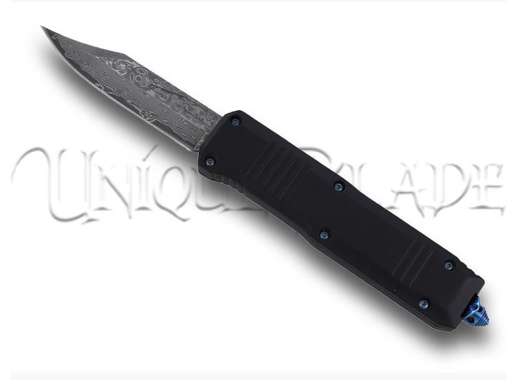 Aura of Death Damascus Steel Automatic Dual Action OTF Knife