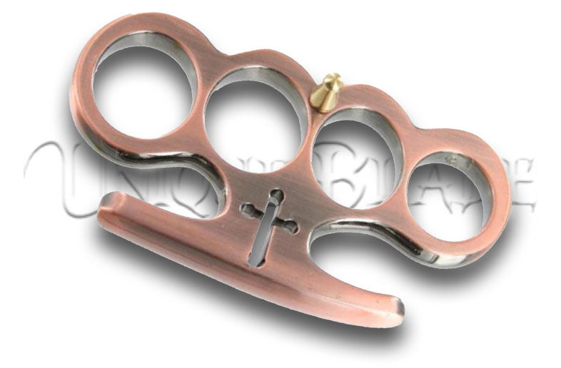 Cardinal Revenge Copper Buckle Knuckle Paperweight