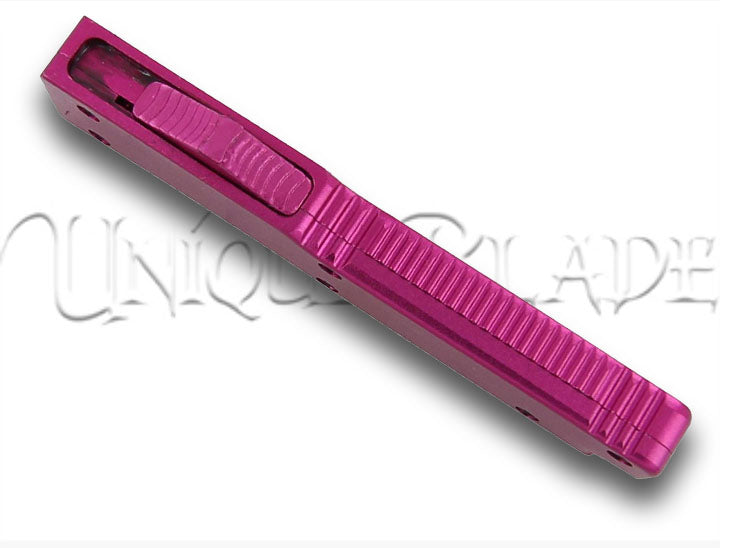 Electrifying California Legal OTF Dual Action Knife Pink