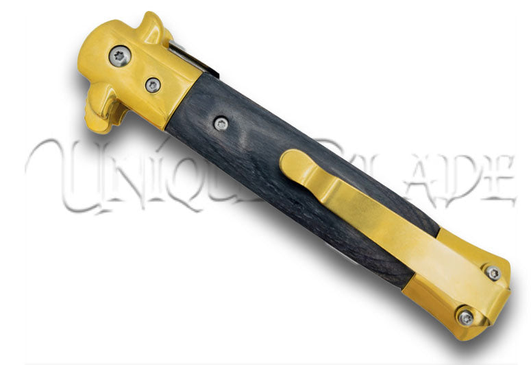 Falcon ™ Perfect Weapon Spring Assisted Stiletto Folding Pocket Knife