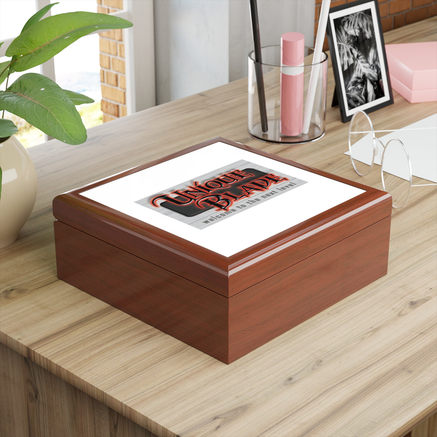 Jewelry Box - A decorative and functional box designed for storing and organizing jewelry items, keeping them safe and accessible.
