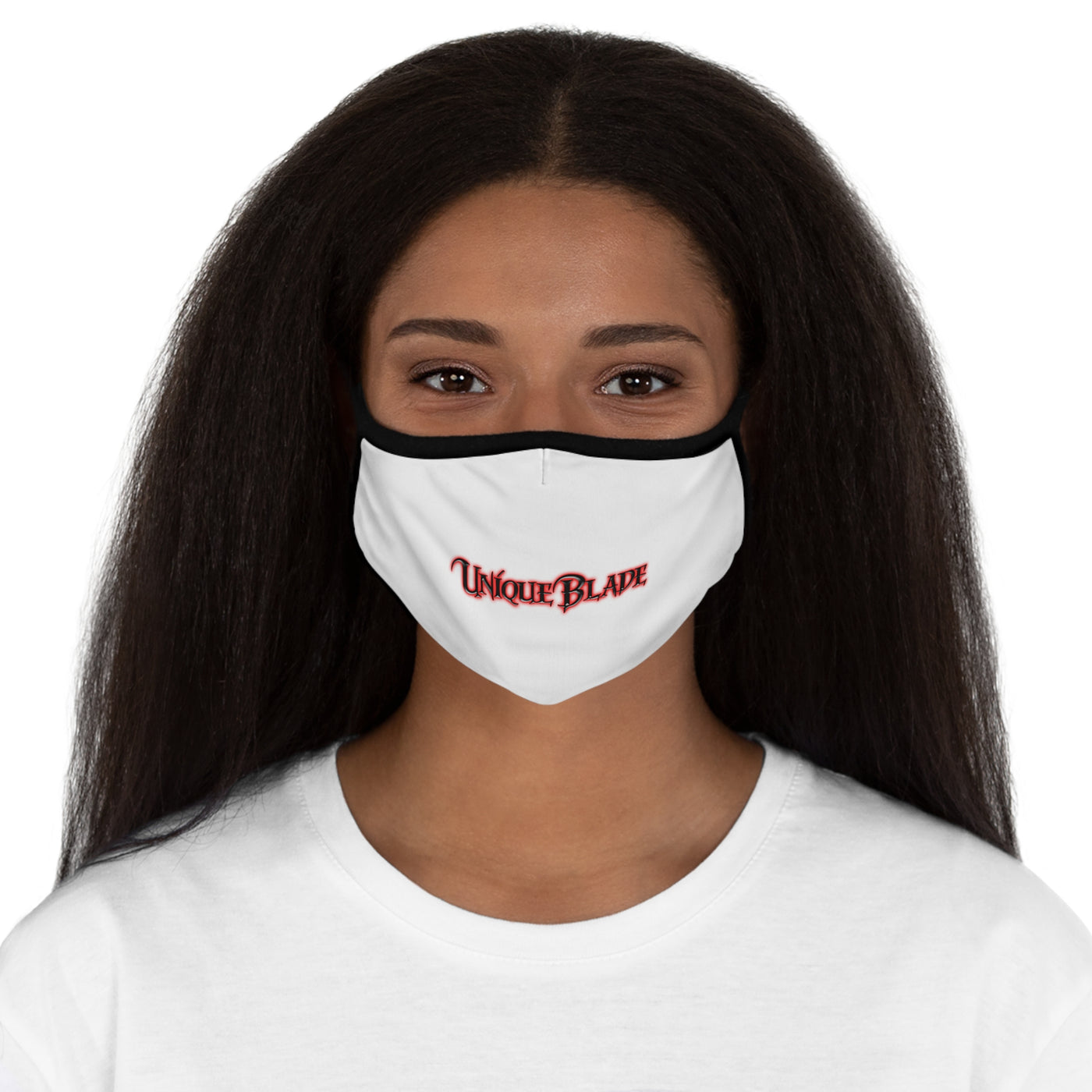 Fitted Polyester Face Mask - Close-fitting and breathable face mask made of polyester material, providing comfortable and protective coverage for everyday use.