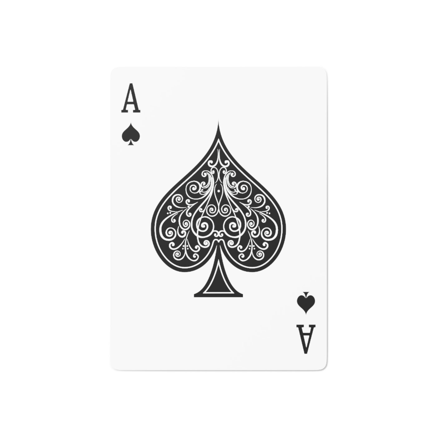 Custom Poker Cards - Personalized deck of playing cards designed for poker games or card playing, featuring customized designs or images