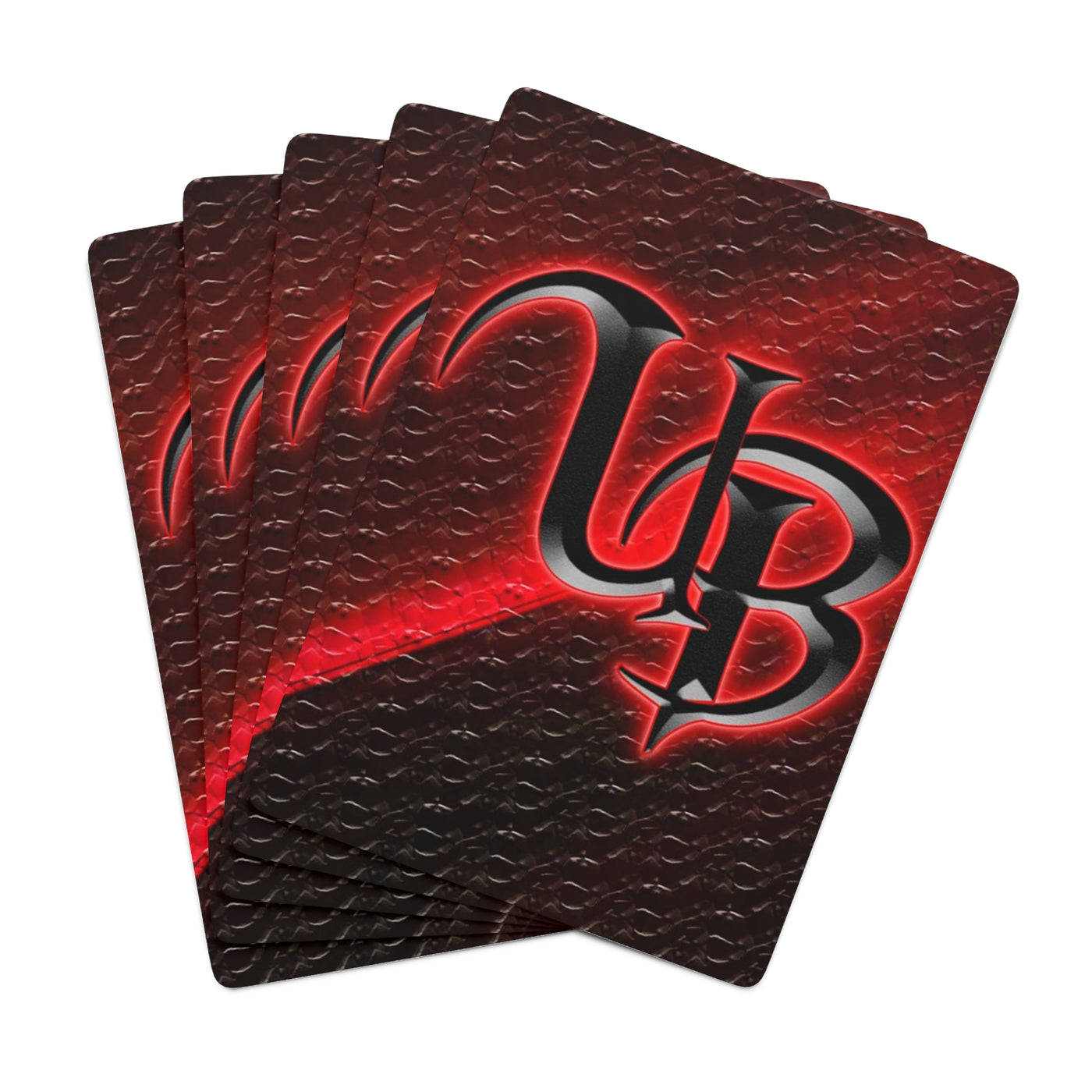 Custom Poker Cards - Personalized deck of playing cards designed for poker games or card playing, featuring customized designs or images