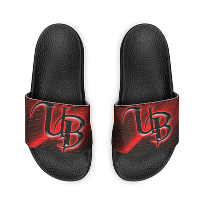 Men's PU Slide Sandals - Comfortable slide sandals for men made of PU material, suitable for casual wear or lounging, offering ease and comfort