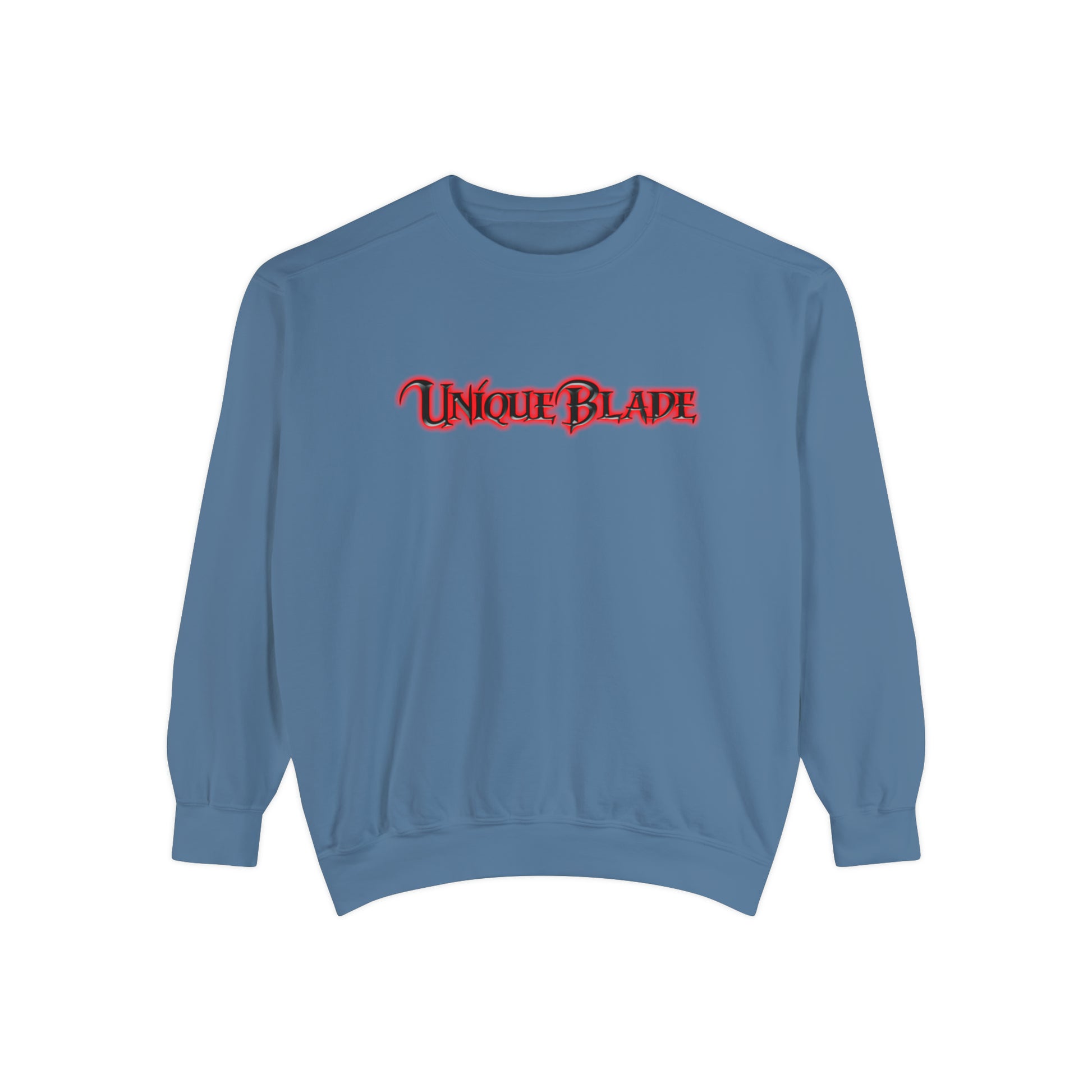 Unisex Garment-Dyed Sweatshirt - Comfortable and versatile sweatshirt suitable for both men and women, featuring a unique garment-dyed finish for a vintage appearance and cozy feel.