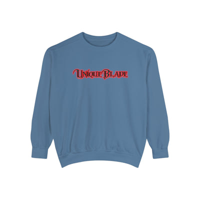 Unisex Garment-Dyed Sweatshirt - Comfortable and versatile sweatshirt suitable for both men and women, featuring a unique garment-dyed finish for a vintage appearance and cozy feel.