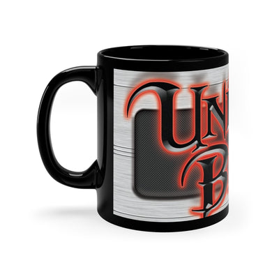  11oz Black Mug - Standard-sized black ceramic mug suitable for beverages, ideal for daily use or personalized gifting