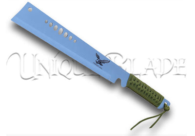 Castrator Stainless Steel Functional Outdoor Machete Knife - Tackle outdoor tasks with precision using this rugged stainless steel machete, a reliable companion for functional and efficient cutting.