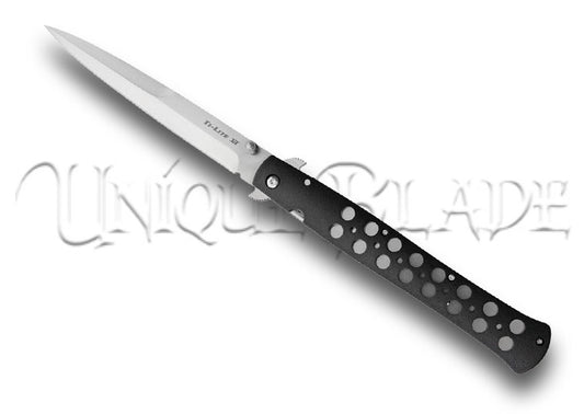 Cold Steel Ti Lite 6" - Folding Pocket Knife with Titanium Handle - Compact and durable, this 6-inch Ti Lite offers versatile everyday carry with a sleek titanium handle.