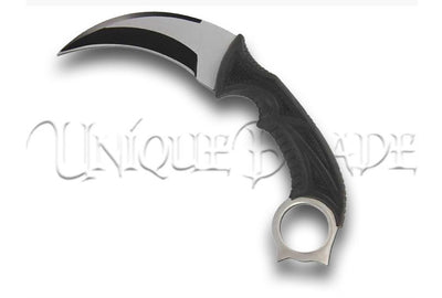 Cut Throat Fixed Blade Survival Karambit - Navigate survival with precision using this expertly crafted karambit, designed for those who embrace the cutthroat challenges of the wilderness.