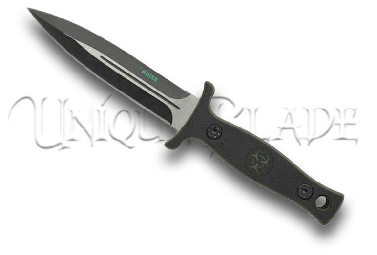 Danger Onslaught Killer Full Tang Boot Knife - Arm yourself with this full tang boot knife, ready for any onslaught with its compact yet powerful design.