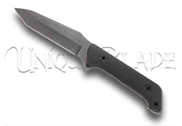 Dark Huntsman Tanto Fixed Blade Outdoor Knife: Unleash Tactical Precision and Durability – Master the Wilderness with Stealth and Style.