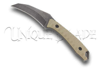 Death Brigade Outdoor Fixed Blade Karambit - Conquer the elements with lethal elegance using this outdoor fixed blade karambit, a weapon of choice for the daring and tactical.