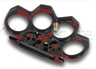 Deaths Triad Bloodstain Knuckle Buckle - Carry strength and style with this bloodstain knuckle buckle, a triad of power for those who appreciate distinctive accessories.