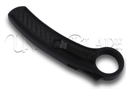 Devil’s Dance Karambit Style Damascus Steel Automatic Dual Action OTF Knife