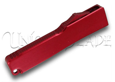 Electrifying California Legal OTF Dual Action Knife Ruby Red