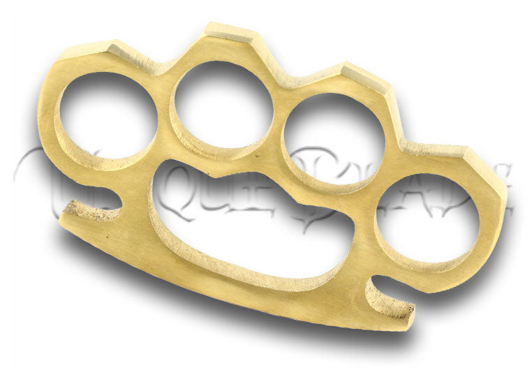 Fisticuffs 100% Solid Brass Classic Knuckle Duster Novelty Paper Weight Knuckles