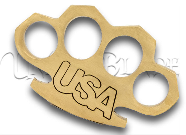 Freedom Song 100% Pure Brass Knuckle Paper Weight Accessory