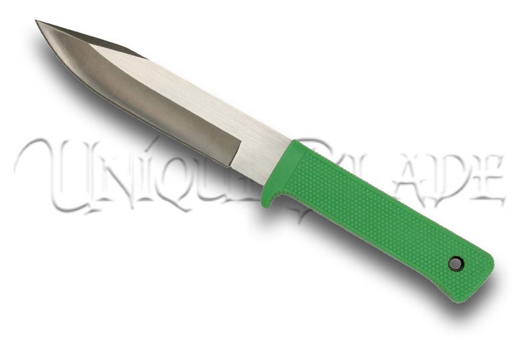 Full Tang Clip Point Hunting Knife Green