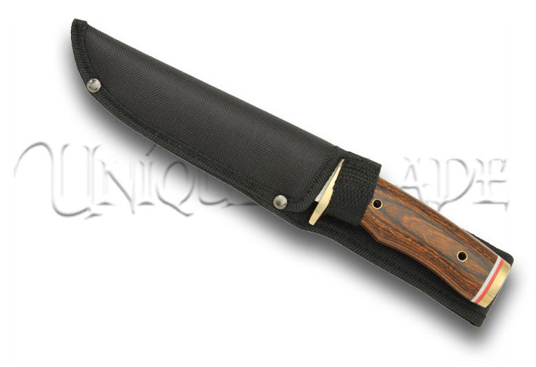 Glacier Park Wooden Fixed Blade Camping Outdoor Knife
