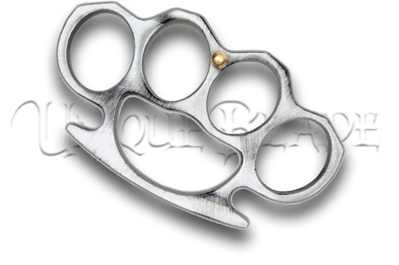 Heavy Duty Stained Silver Knuckle Paperweight