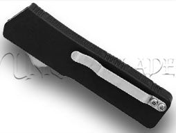 Lightning Black OTF Automatic Knife - Dagger Two-Tone Serr