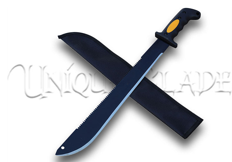 Night Stalker Sawback Latin Functional Outdoor Machete Knife