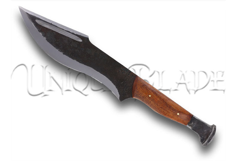 Onerous Hunt Railroad Spike Knife - 13.75 Functional Clip Point Full Tang High Carbon Steel Hand Forged Sharpened Machete