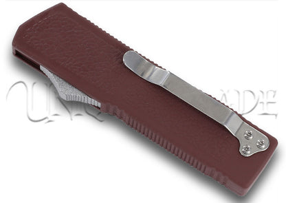 Out Of My Way Lightning Brown Dual Action Drop Point Automatic OTF Knife