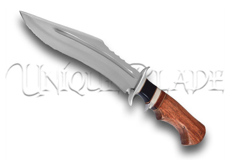 Rain in the Mountains Hunt for Life Drop Point Outdoor Hunting Knife