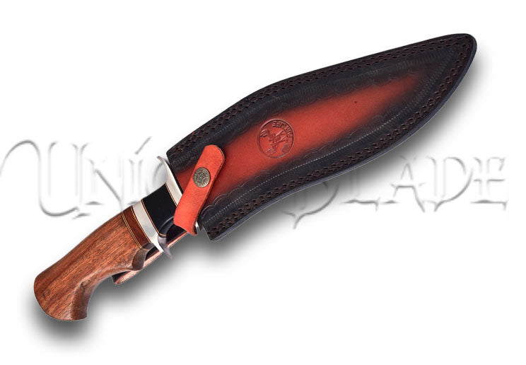 Rain in the Mountains Hunt for Life Drop Point Outdoor Hunting Knife