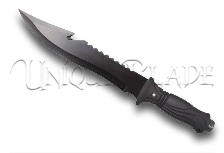 Shadow Assassin Survival Knife with Gut Hook