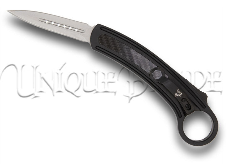 Snow-capped Karambit Style Automatic Dual Action Out the Front Knife