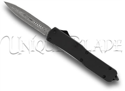 Stealth Mode Automatic Damascus Steel Out The Front Knife