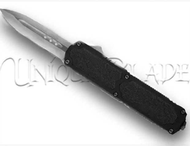 Titan Black OTF Automatic Knife - Dagger Satin Plain