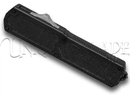 Titan Black OTF Automatic Knife - Tanto Black Serr