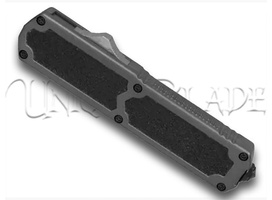 Titan Gray OTF Automatic Knife - Tanto Black