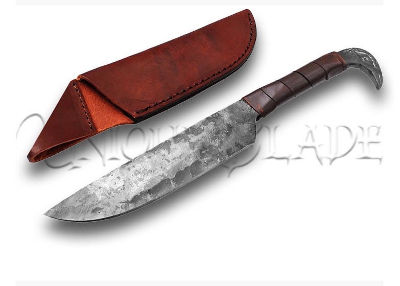 Traditional Viking Hand Forged Full Tang Outdoor Hunting Knife