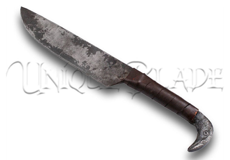 Traditional Viking Hand Forged Full Tang Outdoor Hunting Knife: Unleash Ancient Craftsmanship and Unyielding Strength in the Wilderness.