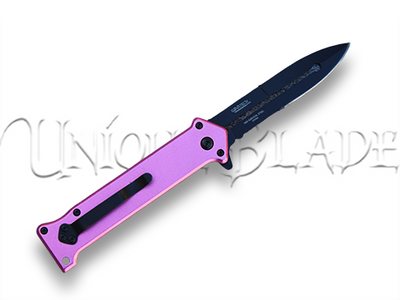 Joker Spring Assisted Knife Purple