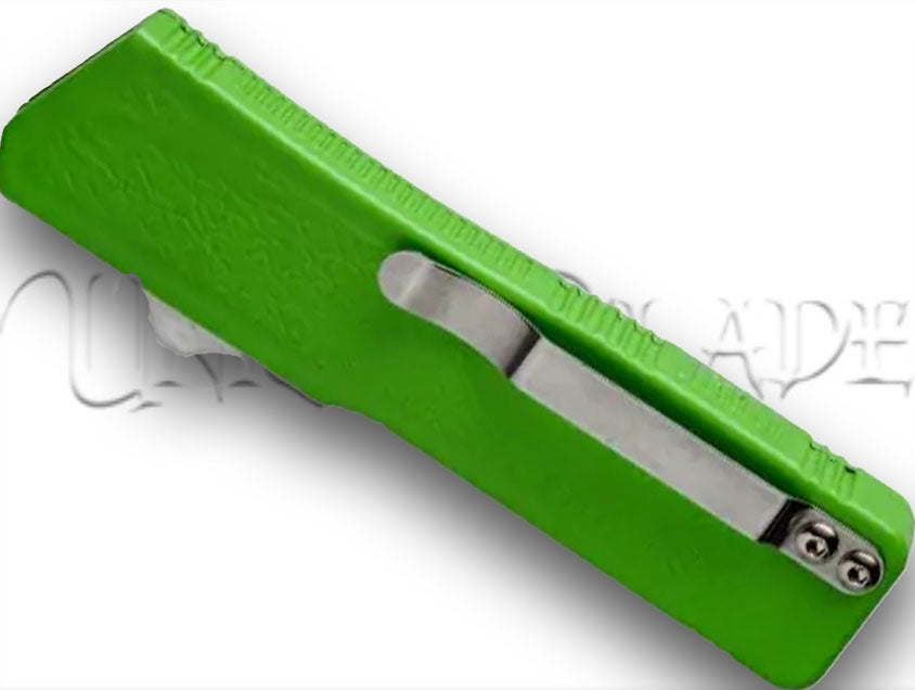 Lightning Zombie Edition Green OTF Automatic Knife - Black Serrated