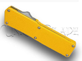 Lightning Yellow OTF Automatic Knife - Black Dagger Serr