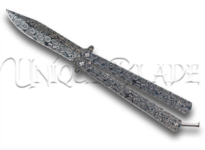 Sinking Nights Heavy Duty Balisong Flipper Butterfly Knife - Master the Darkness - This heavy-duty balisong flipper knife combines durability with a striking design, perfect for mastering your skills in the night.