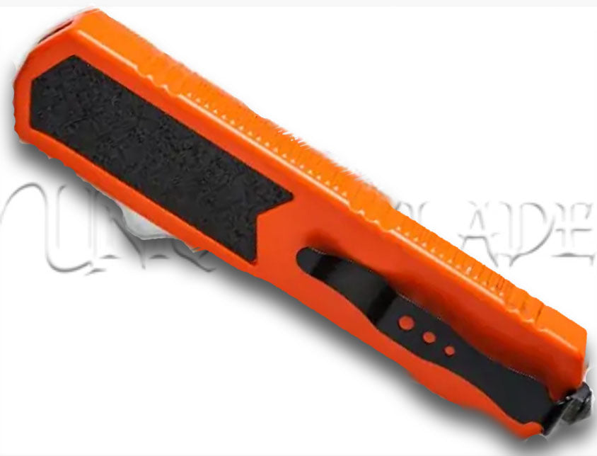Titan OTF Orange Automatic Knife - Dagger Black Plain